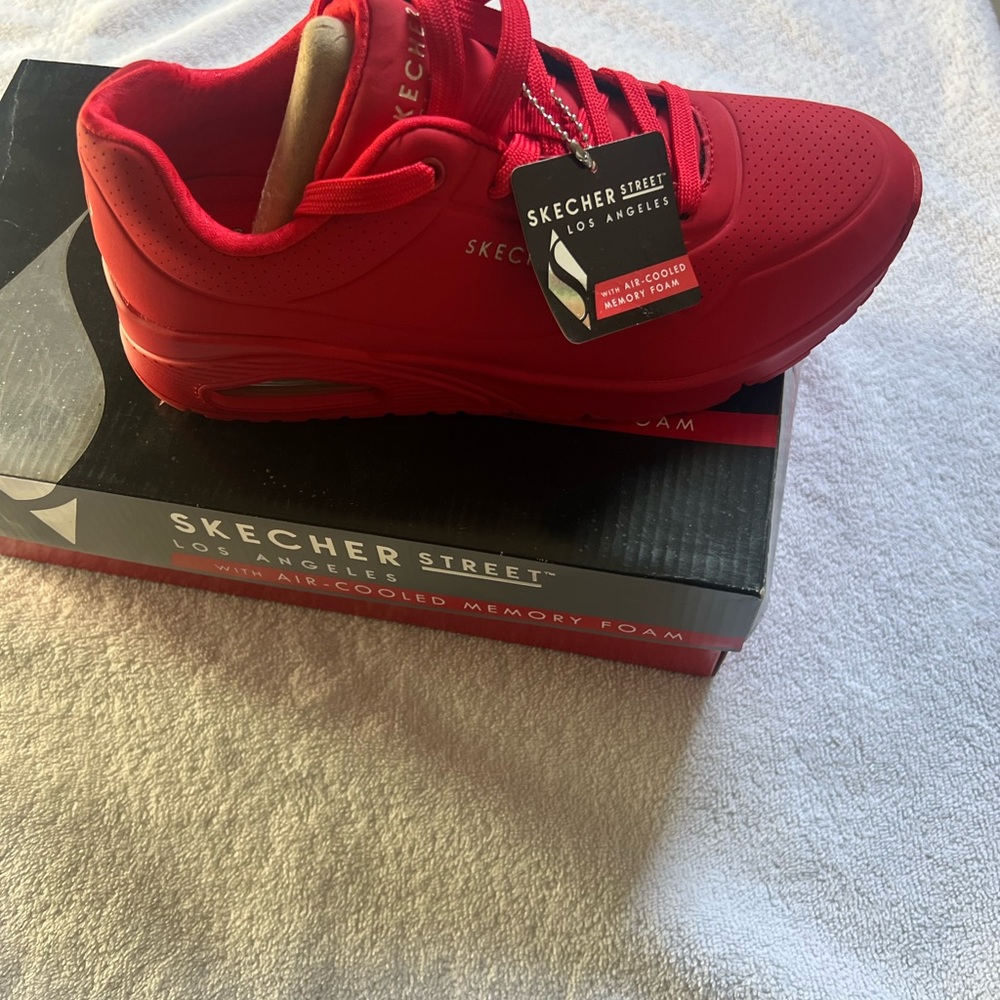 Skechers Men's Bold Red Sneakers